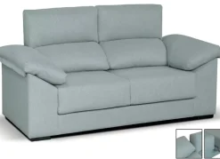 Sofá de 2 plazas deslizante y reclinable EVER
