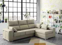Sofa con chaisselonge partida LEEDS