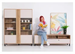 Vitrina de salón 2 puertas ARNEY