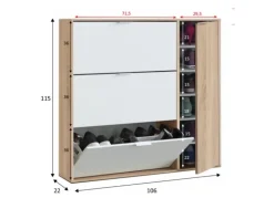 Zapatero 4 puertas CALANDA