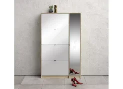 Zapatero 4 puertas+vertical espejo MACK