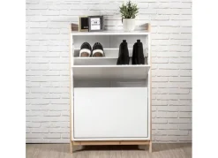 Zapatero blanco natural COPENHAGUE